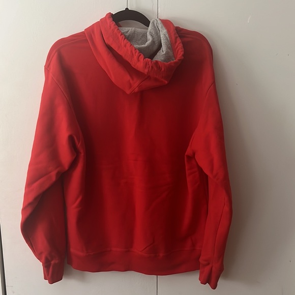 Red Champion authentic athleticwear hoodie size large - Picture 2 of 6